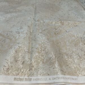 Michael Miller Fairy Frost Cotton Quilting Fabric DCM376 Vanilla 1.6 Yd